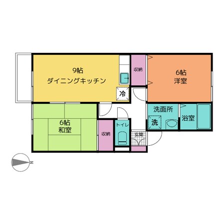 グランシャリオ　Ｂ棟の物件間取画像